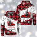 Personalized Christmas All Over Hoodie Custom Name Gift for Family All Over Shirt GradoCreations