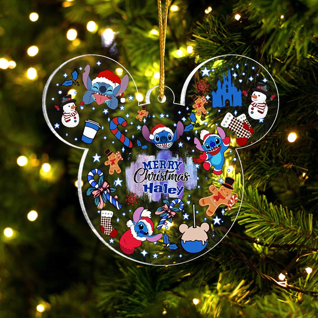Personalized Christmas Ornament with Custom Name for Kids Ornament GradoCreations