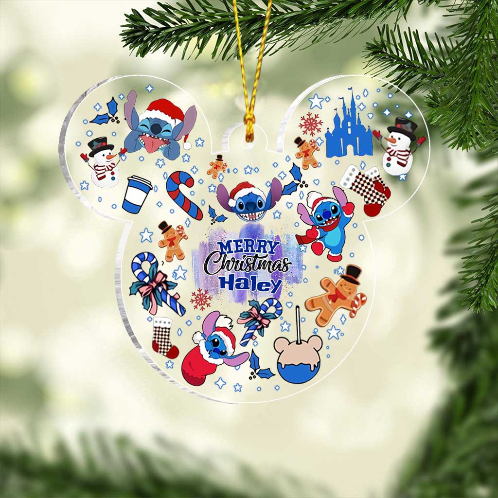 Personalized Christmas Ornament with Custom Name for Kids Ornament GradoCreations