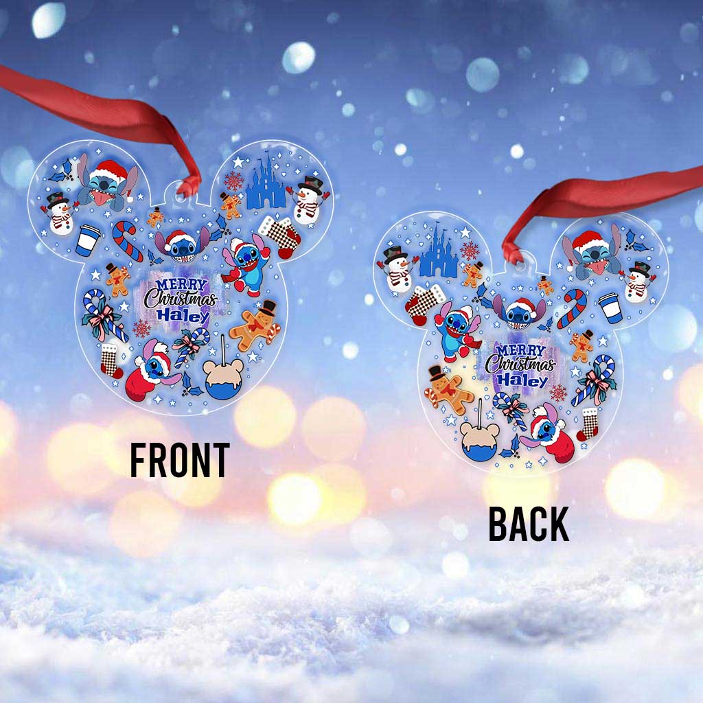Personalized Christmas Ornament with Custom Name for Kids Ornament GradoCreations