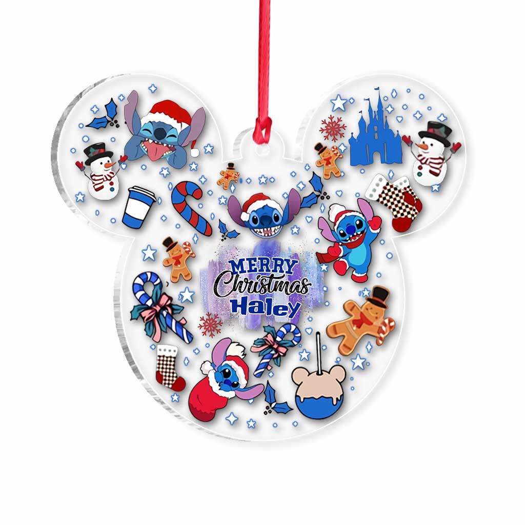 Personalized Christmas Ornament with Custom Name for Kids Ornament GradoCreations