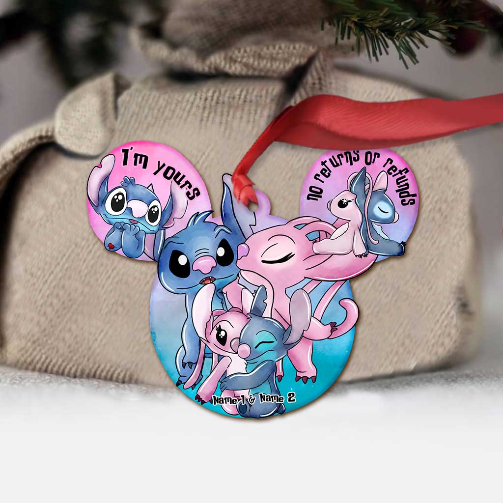 Personalized Christmas Ohana Ornament Custom Name Gift Ornament GradoCreations