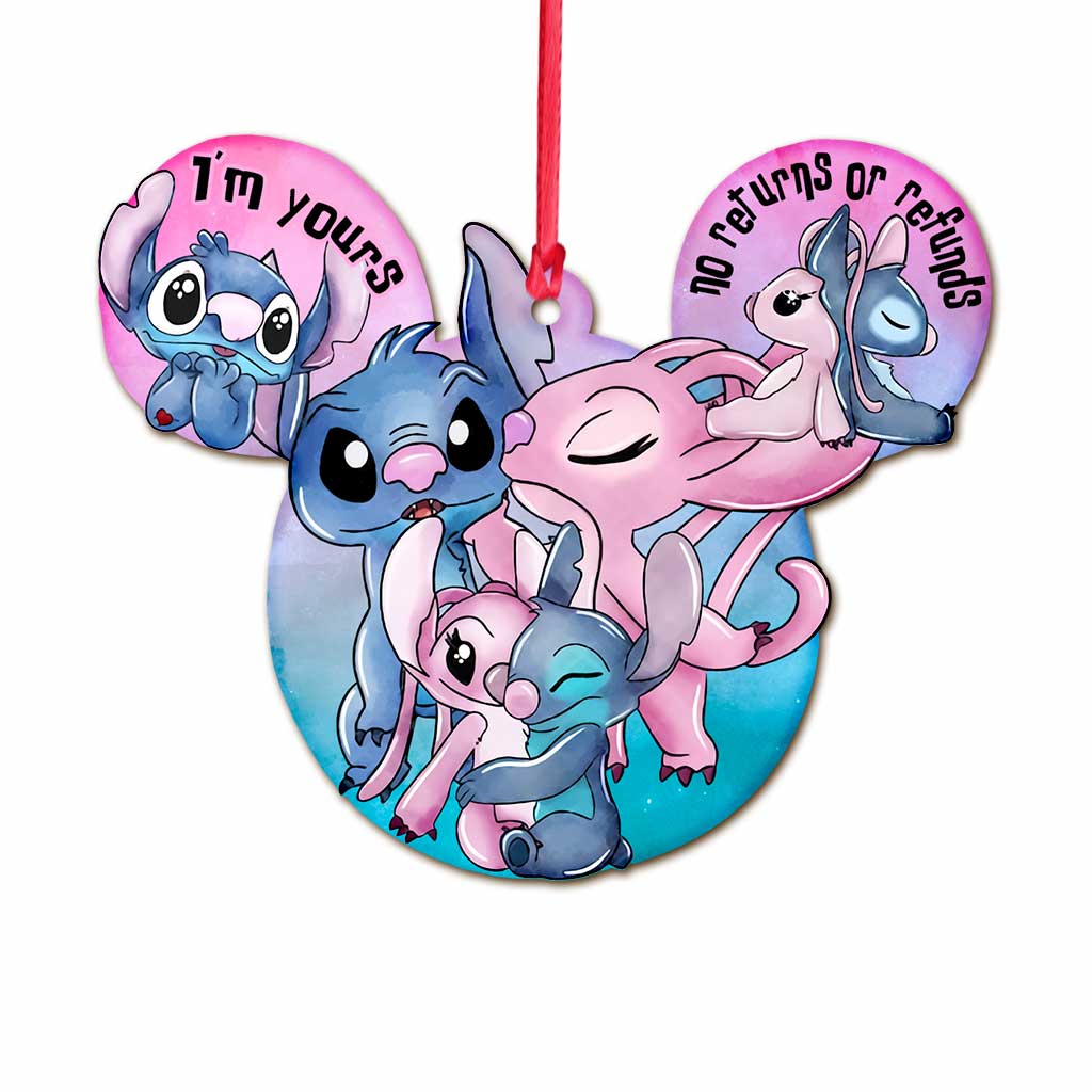 Personalized Christmas Ohana Ornament Custom Name Gift Ornament GradoCreations