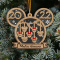 Personalized Christmas Layers Mix Ornament for Grandma - Custom Name Decoration Layers Mix Ornament GradoCreations