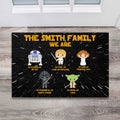 Personalized Star Wars Doormat Family Name Custom Gift Doormat GradoCreations
