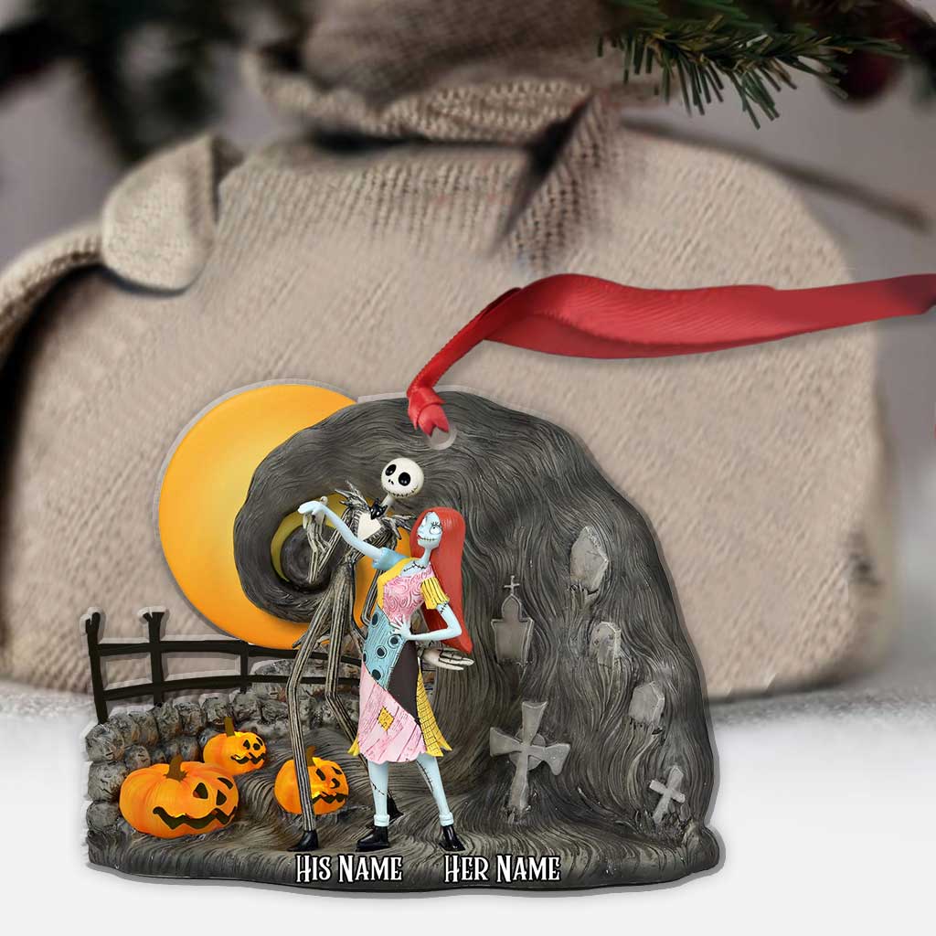 Personalized Christmas Nightmare Ornament Custom Name Gift Ornament GradoCreations