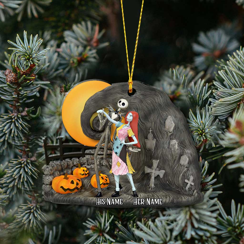 Personalized Christmas Nightmare Ornament Custom Name Gift Ornament GradoCreations