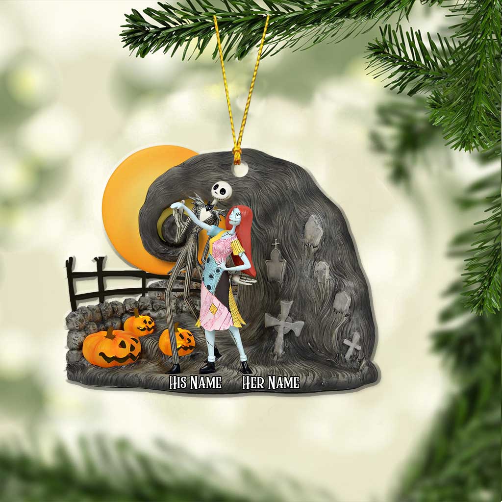 Personalized Christmas Nightmare Ornament Custom Name Gift Ornament GradoCreations