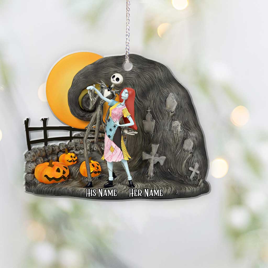 Personalized Christmas Nightmare Ornament Custom Name Gift Ornament GradoCreations