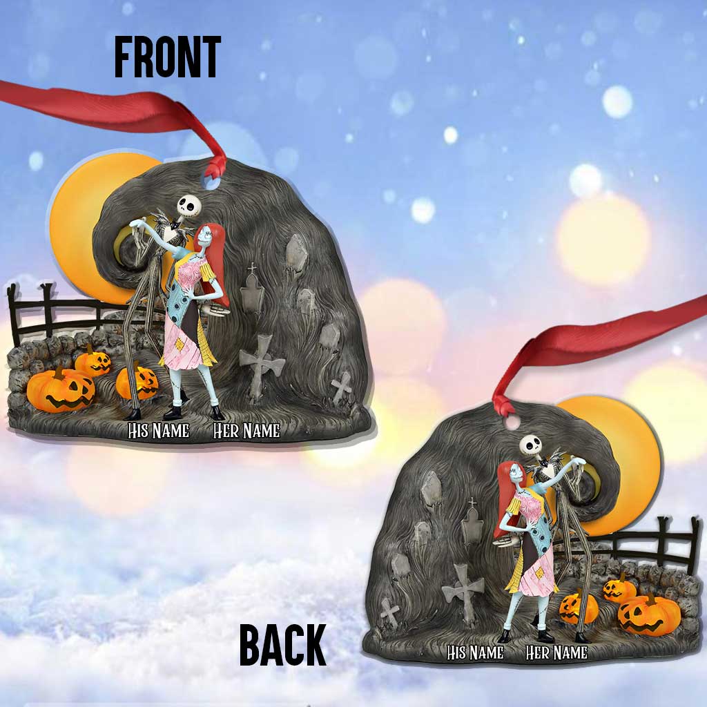 Personalized Christmas Nightmare Ornament Custom Name Gift Ornament GradoCreations