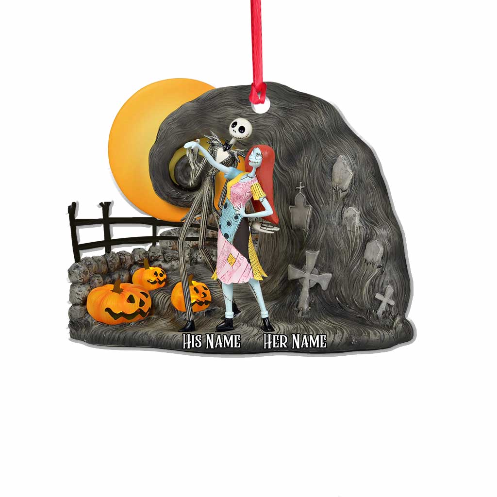 Personalized Christmas Nightmare Ornament Custom Name Gift Ornament GradoCreations