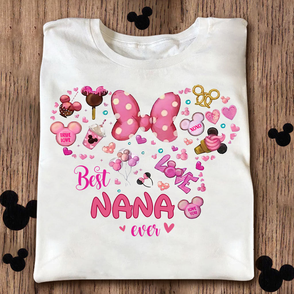 Personalized Best Nana Ever T-shirt & Hoodie Gift for Grandma T-shirt & Hoodie GradoCreations