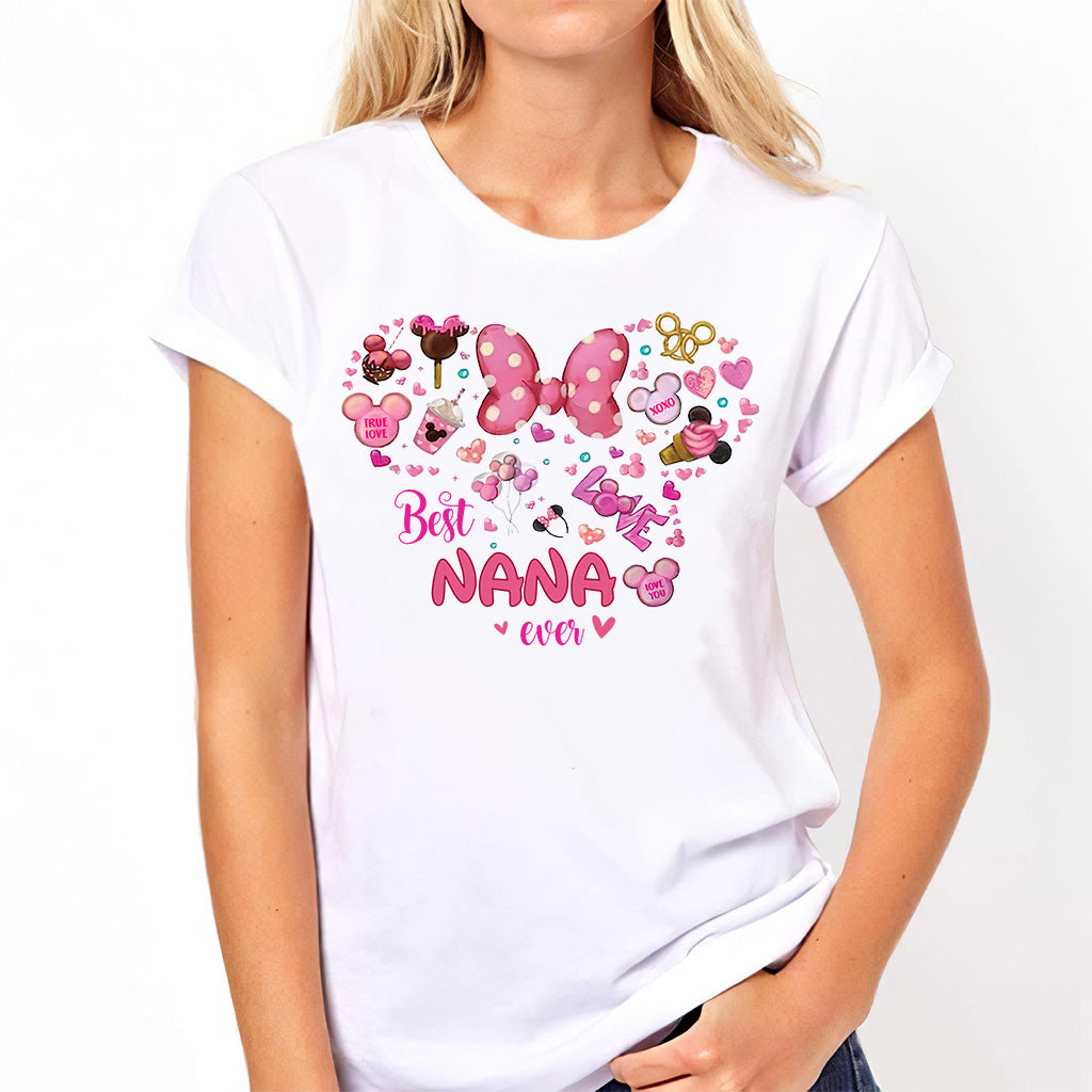 Personalized Best Nana Ever T-shirt & Hoodie Gift for Grandma T-shirt & Hoodie GradoCreations