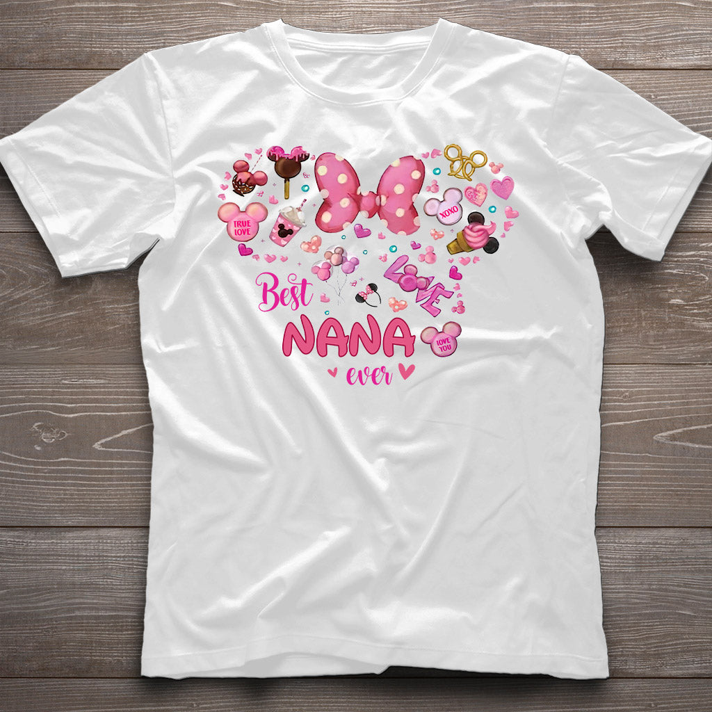 Personalized Best Nana Ever T-shirt & Hoodie Gift for Grandma T-shirt & Hoodie GradoCreations