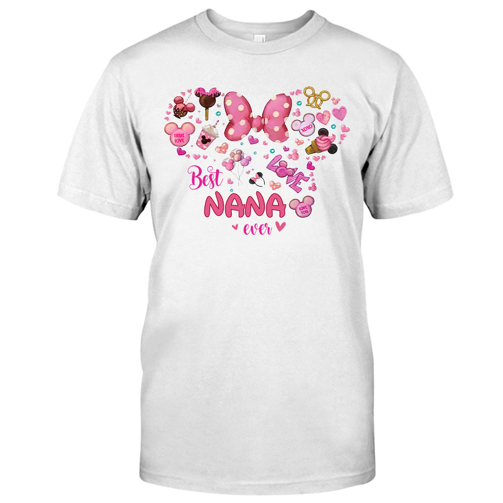 Personalized Best Nana Ever T-shirt & Hoodie Gift for Grandma T-shirt & Hoodie GradoCreations
