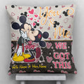 Personalized Couple Throw Pillow with Custom Names | Unique Gift Throw Pillow GradoCreations