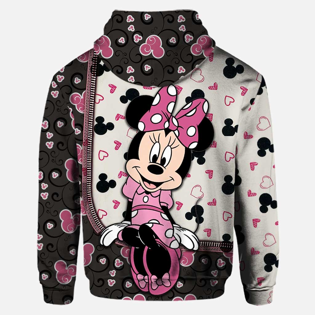 Custom Name Mouse Hoodie & Leggings Set for Kids | Personalized Gift Hoodie & Leggings GradoCreations