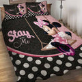 Personalized Minnie Mouse Quilt Set with Names for Kids Quilt Set GradoCreations