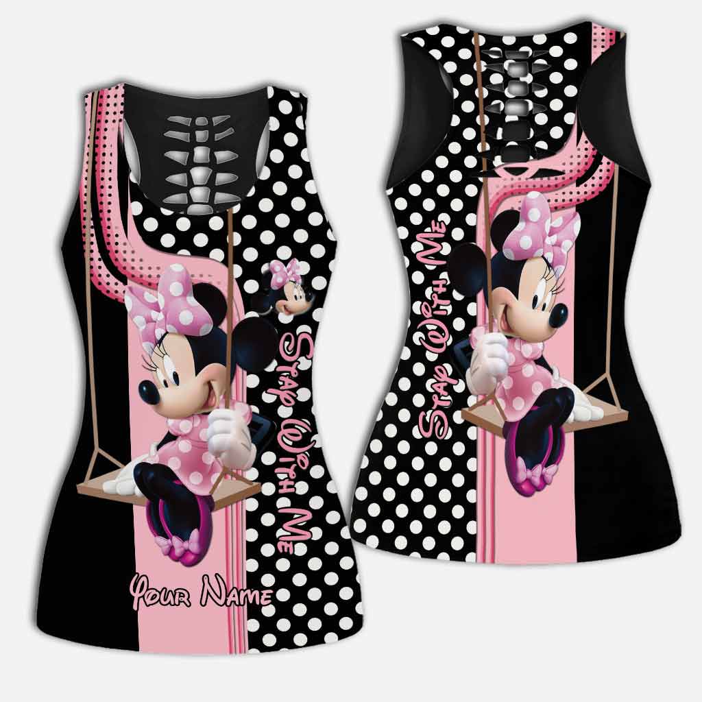 Personalized Minnie Mouse Hollow Tank Top & Leggings Gift for Mom Hollow Tank & Leggings GradoCreations