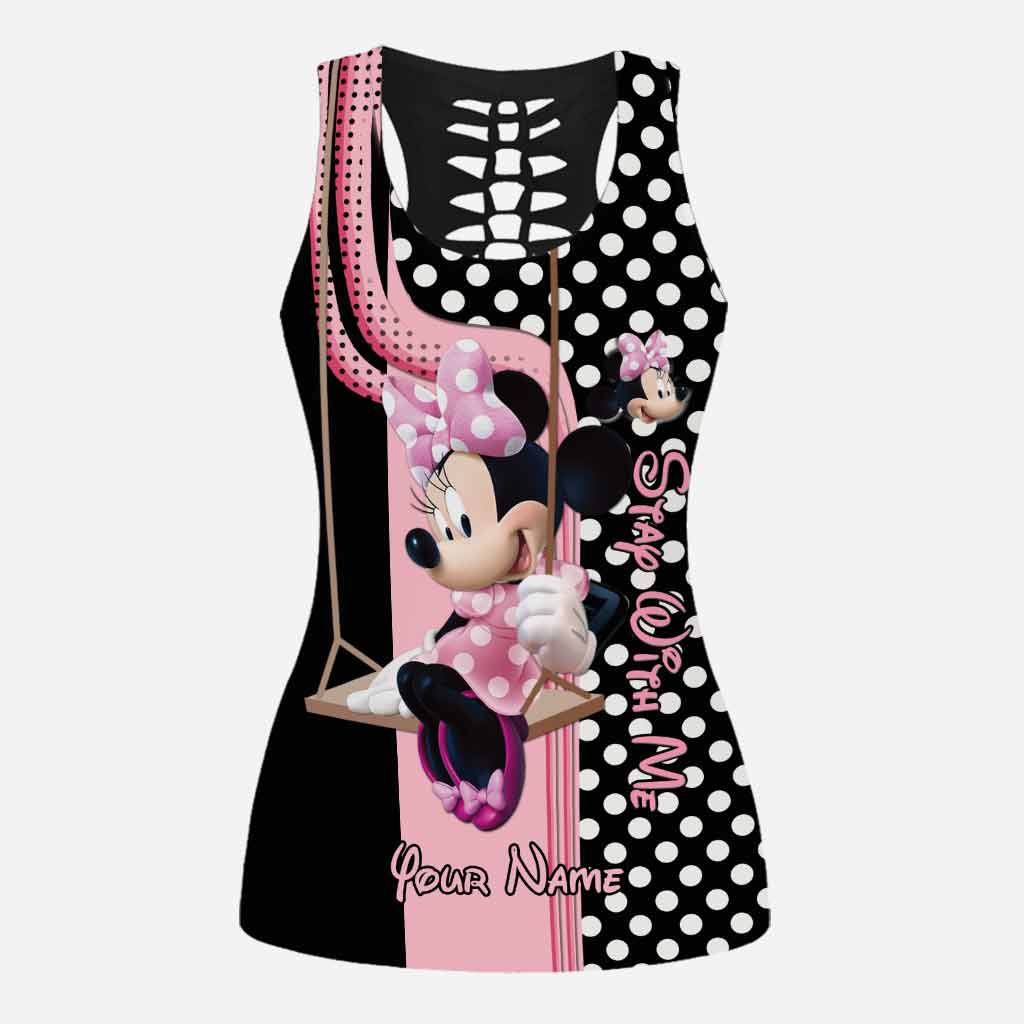 Personalized Minnie Mouse Hollow Tank Top & Leggings Gift for Mom Hollow Tank & Leggings GradoCreations