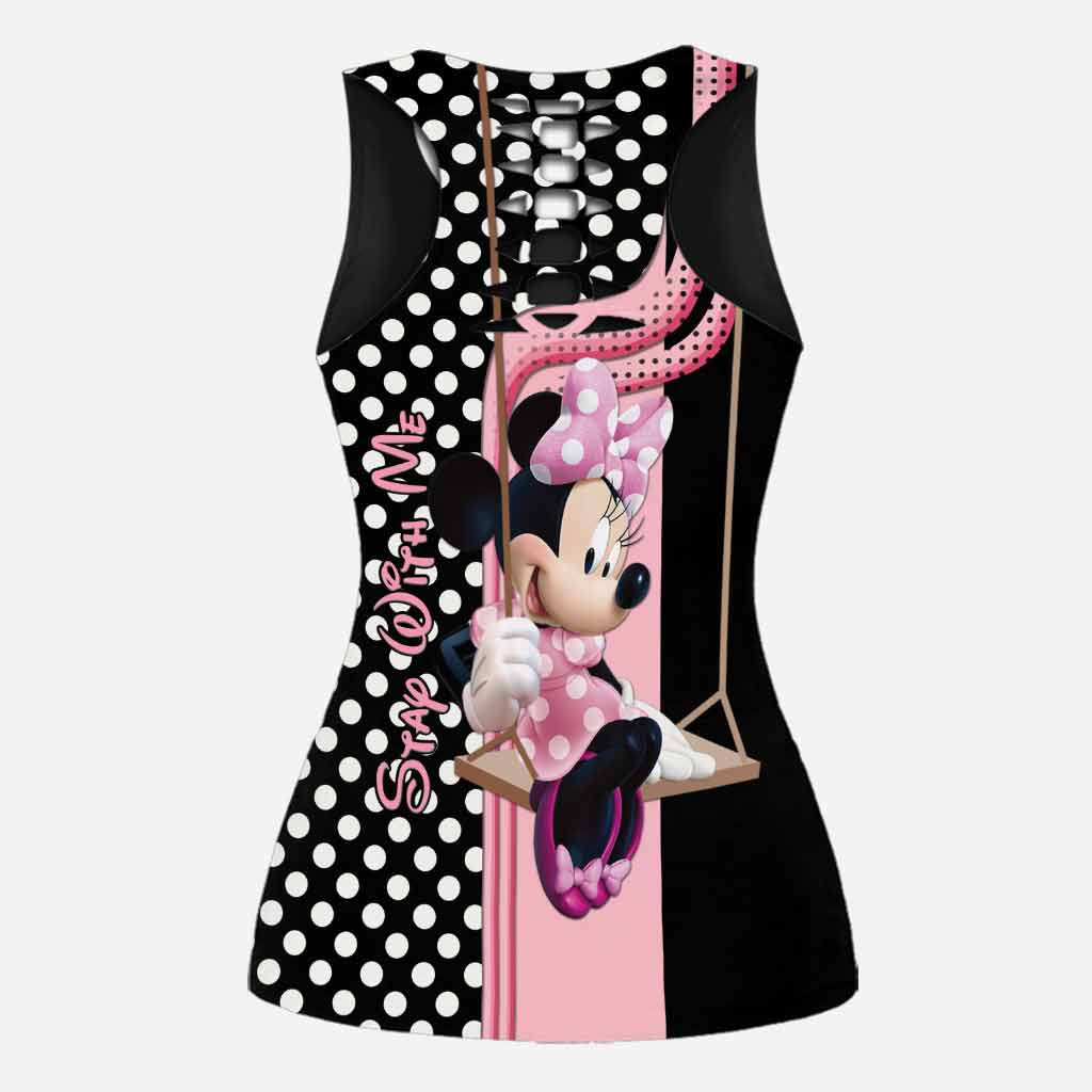 Personalized Minnie Mouse Hollow Tank Top & Leggings Gift for Mom Hollow Tank & Leggings GradoCreations