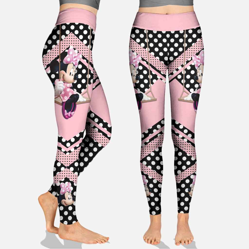 Personalized Minnie Mouse Hollow Tank Top & Leggings Gift for Mom Hollow Tank & Leggings GradoCreations
