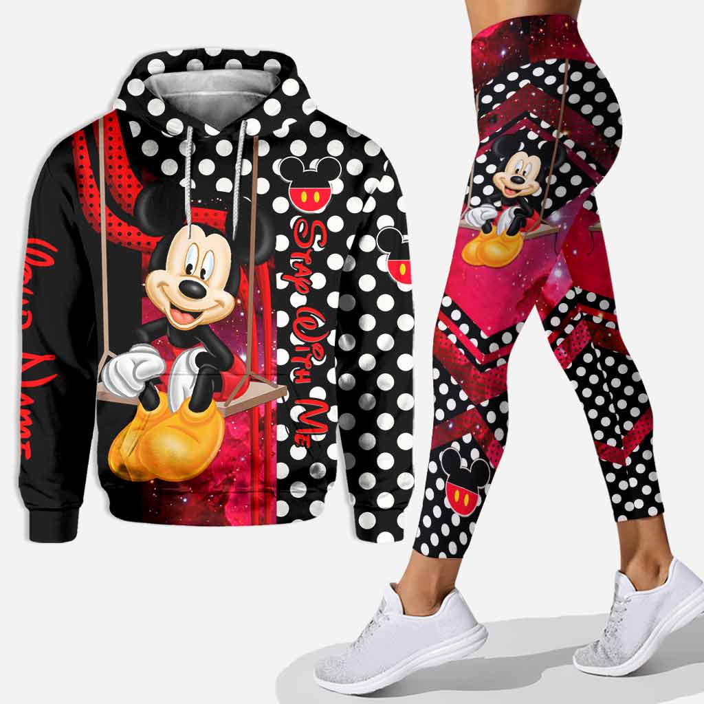 Personalized Mouse Hoodie & Leggings Set for Kids, Custom Name Gift Hoodie & Leggings GradoCreations