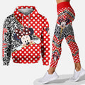 Personalized Minnie Mouse Hoodie & Leggings Set for Kids Hoodie & Leggings GradoCreations