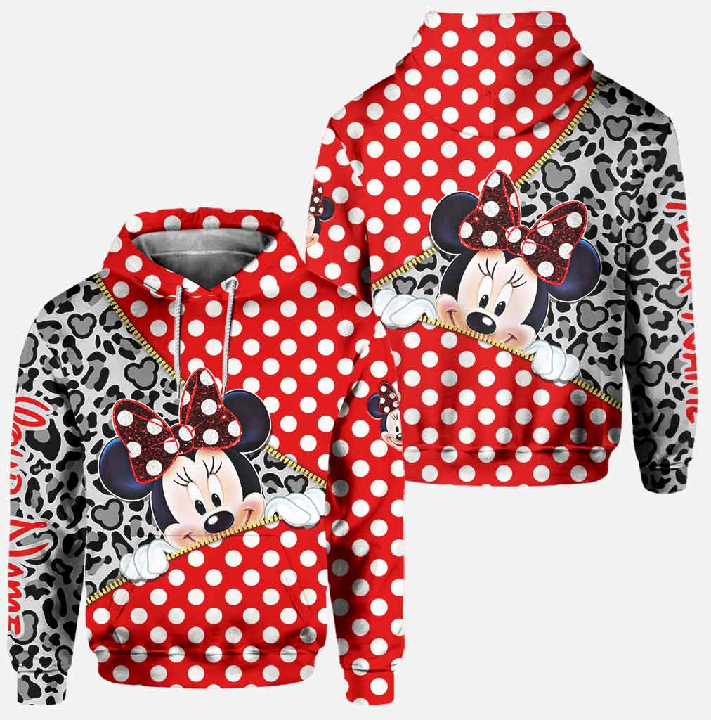 Personalized Minnie Mouse Hoodie & Leggings Set for Kids Hoodie & Leggings GradoCreations