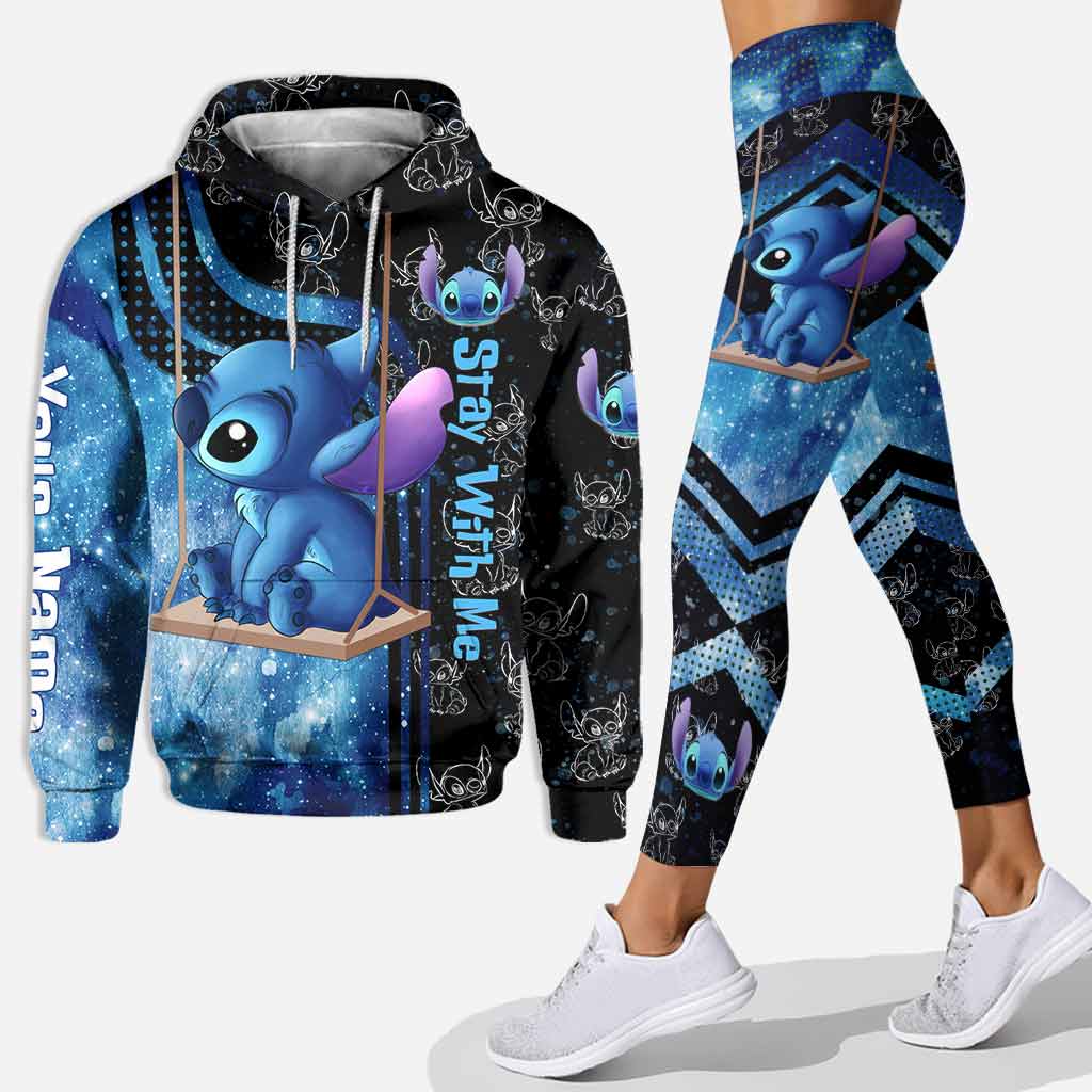 Personalized Stay With Me Hoodie and Leggings Set for Couples Hoodie & Leggings GradoCreations