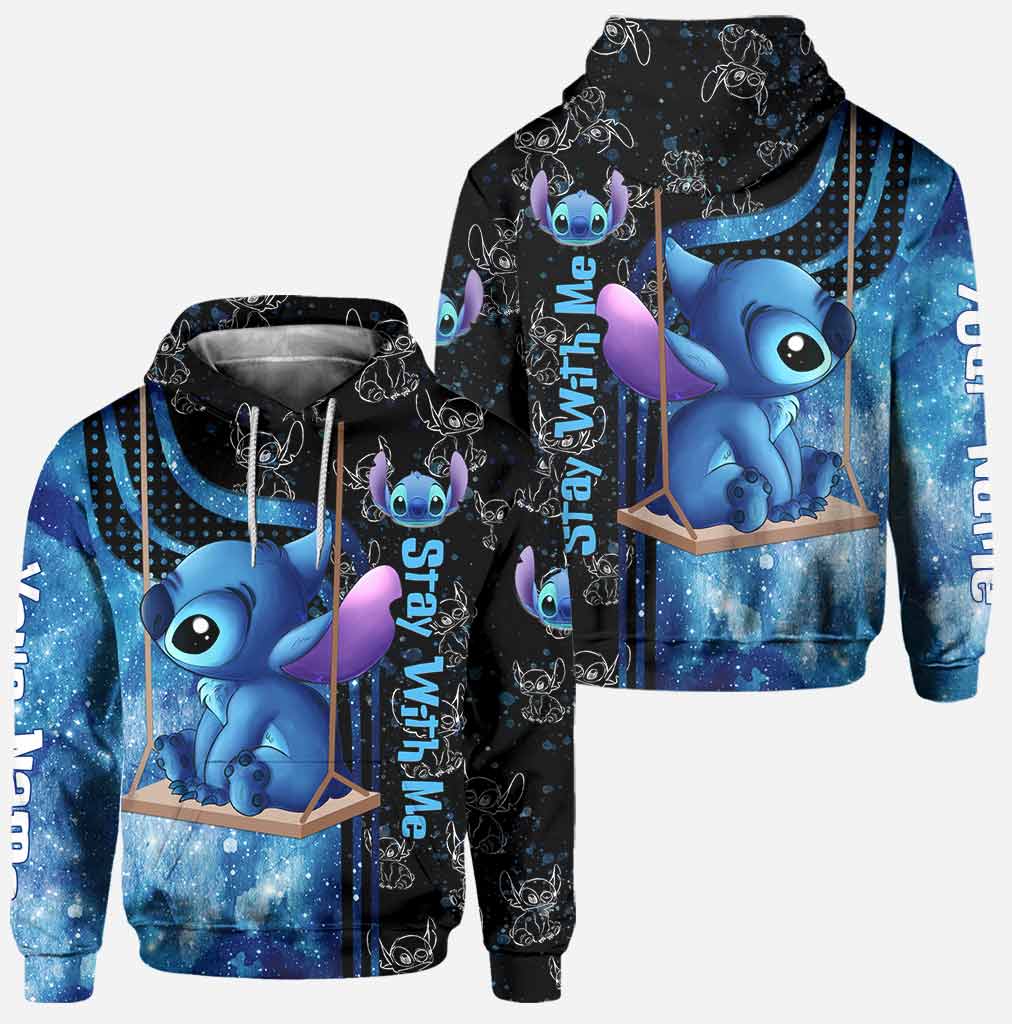 Personalized Stay With Me Hoodie and Leggings Set for Couples Hoodie & Leggings GradoCreations