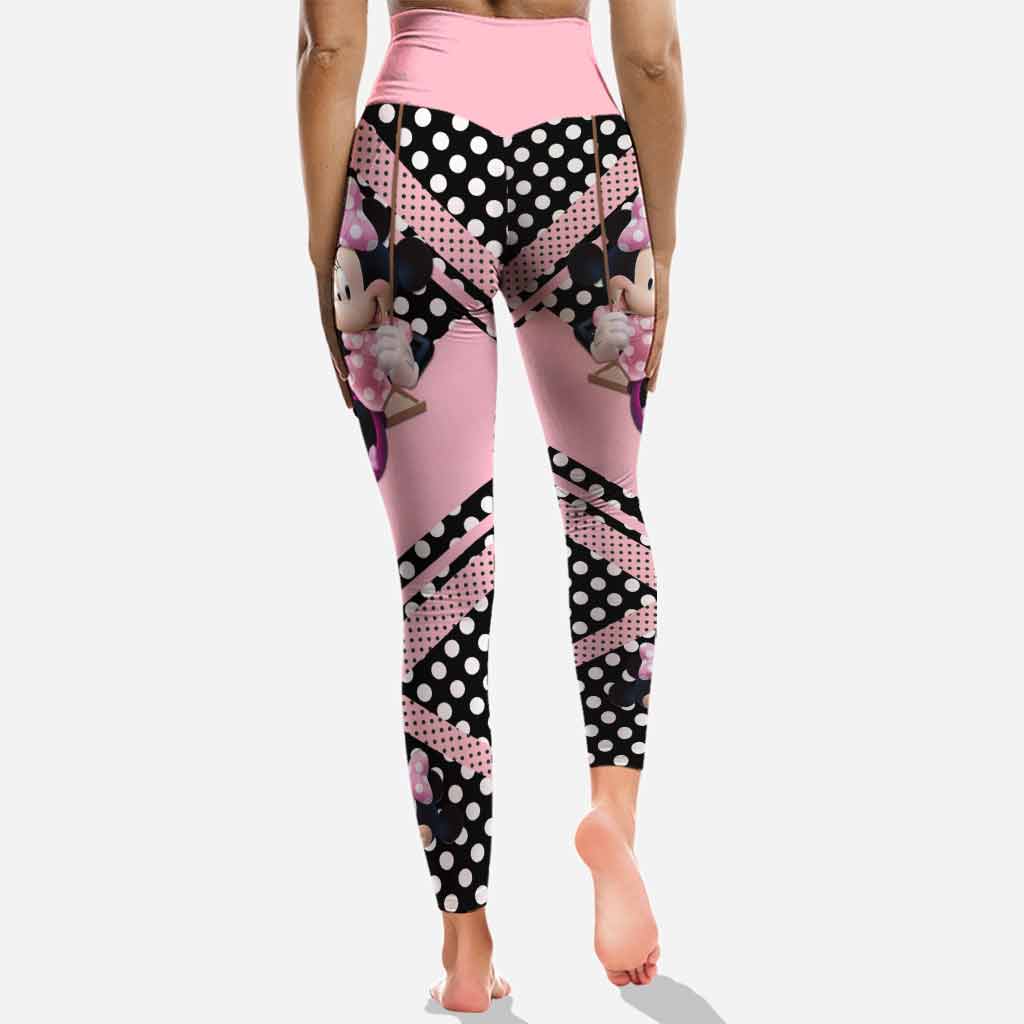 Personalized Minnie Mouse Hoodie and Leggings Set for Kids Hoodie & Leggings GradoCreations