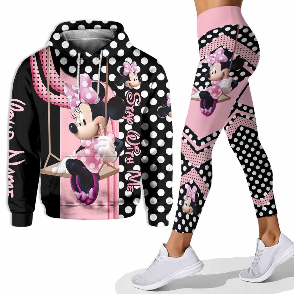 Personalized Minnie Mouse Hoodie and Leggings Set for Kids Hoodie & Leggings GradoCreations