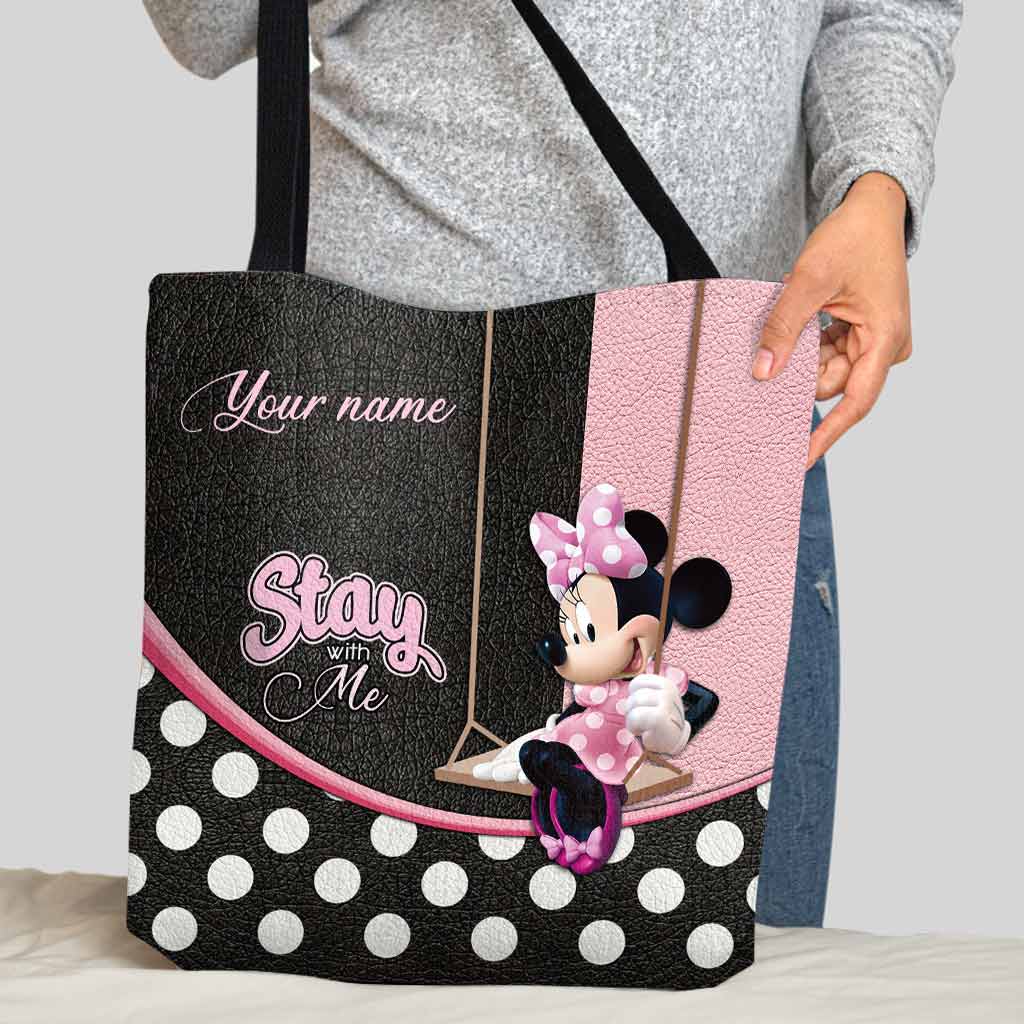 Personalized Minnie Mouse Tote Bag Custom Name Gift for Mom Tote Bag GradoCreations