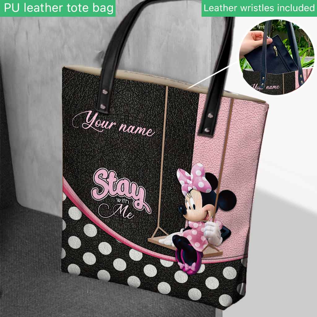 Personalized Minnie Mouse Tote Bag Custom Name Gift for Mom Tote Bag GradoCreations