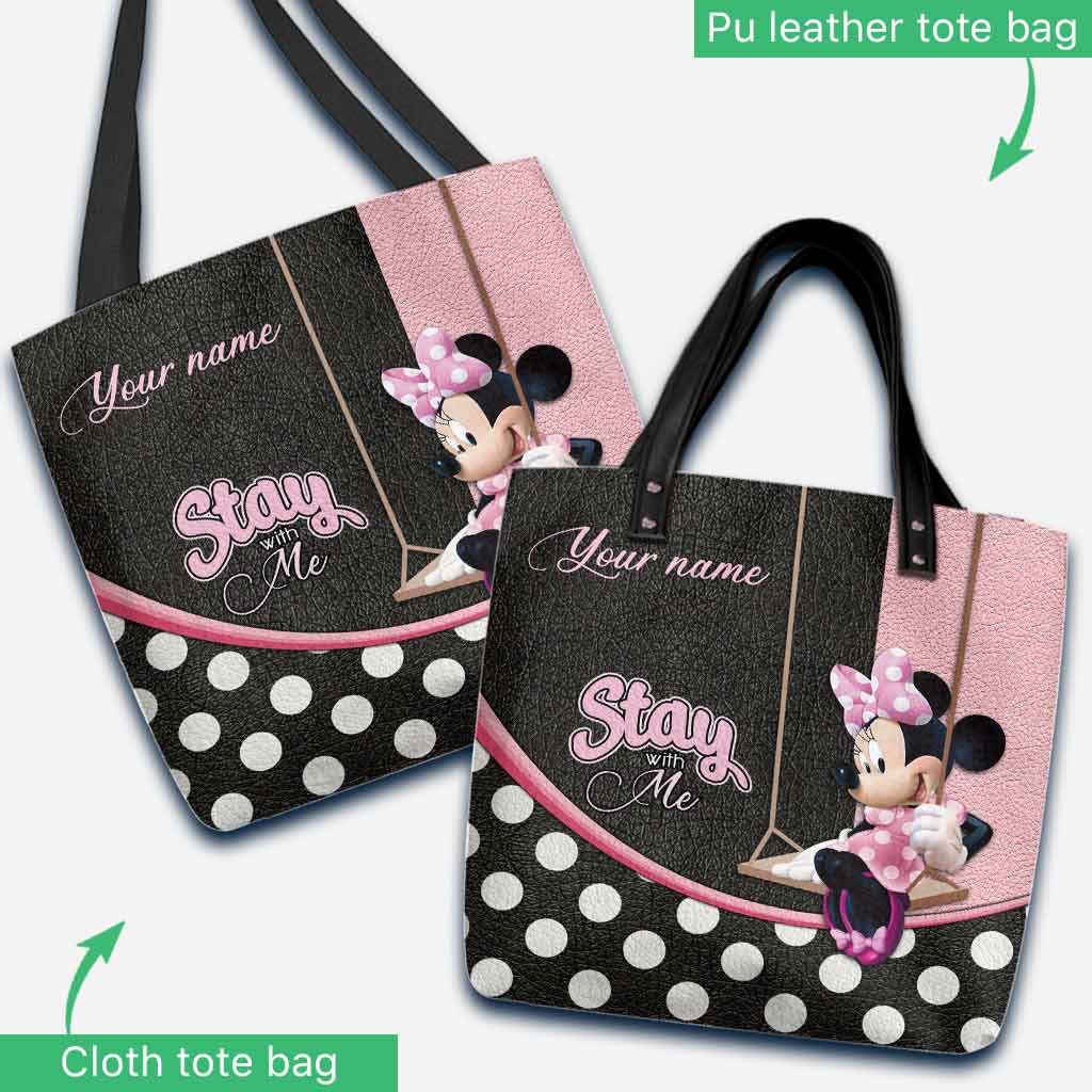 Personalized Minnie Mouse Tote Bag Custom Name Gift for Mom Tote Bag GradoCreations