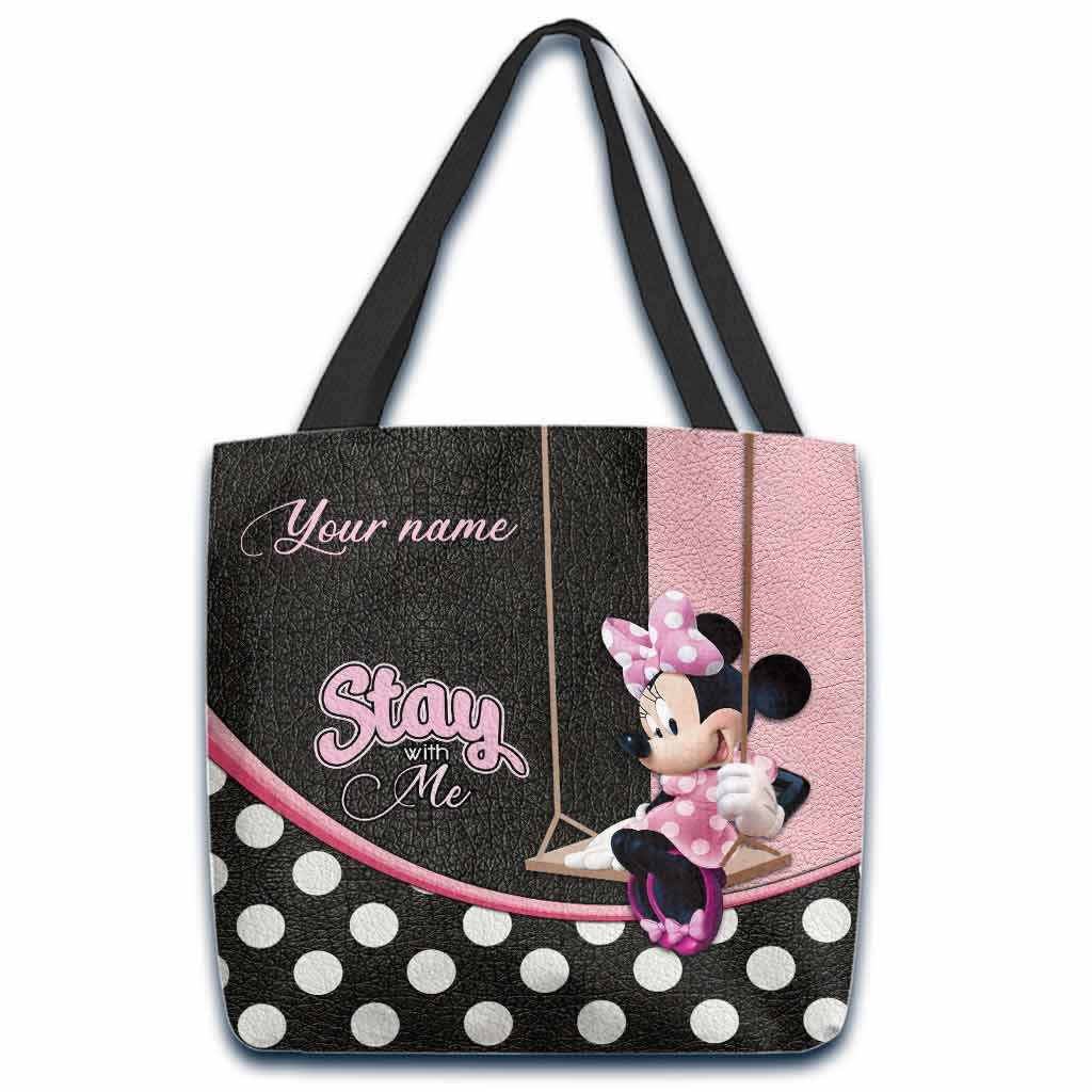 Personalized Minnie Mouse Tote Bag Custom Name Gift for Mom Tote Bag GradoCreations