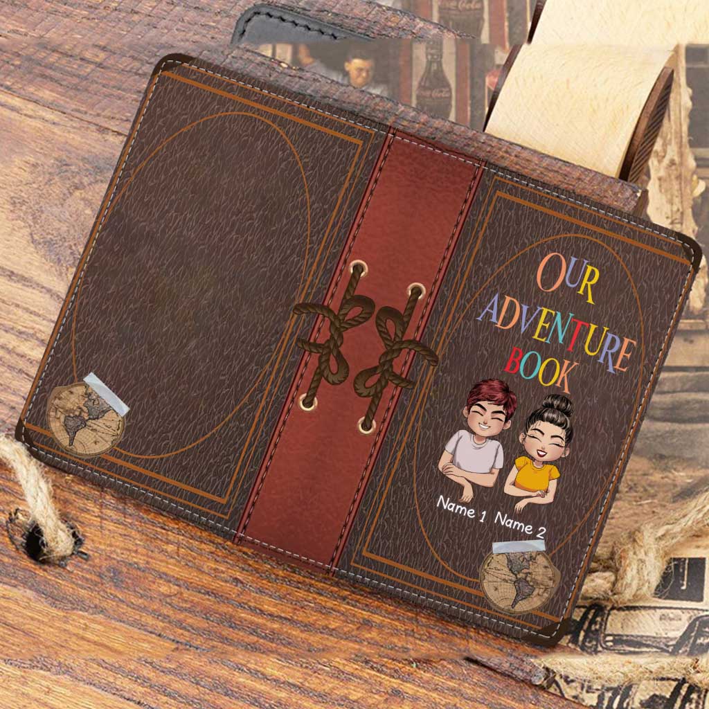 Personalized Couple Passport Holder Custom Names Travel Gift Passport Holder GradoCreations