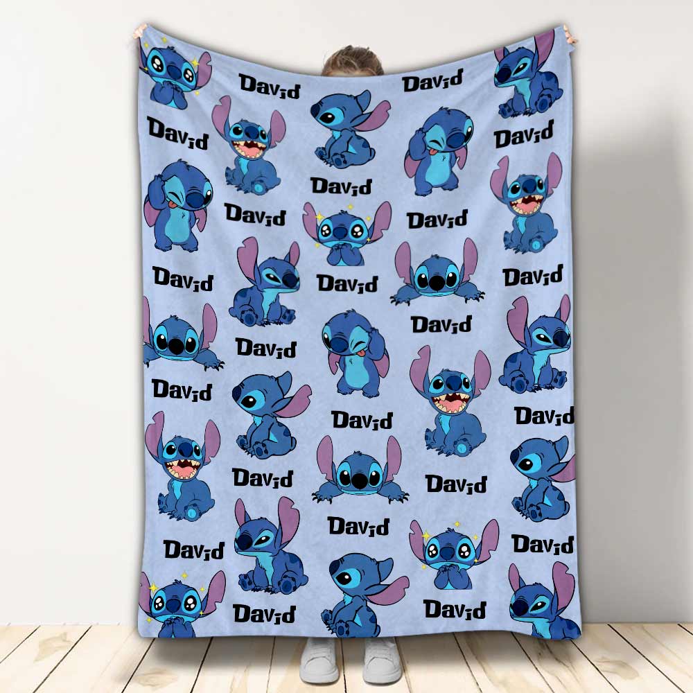 Personalized Ohana Blanket Custom Name Gift for Kids Blanket GradoCreations