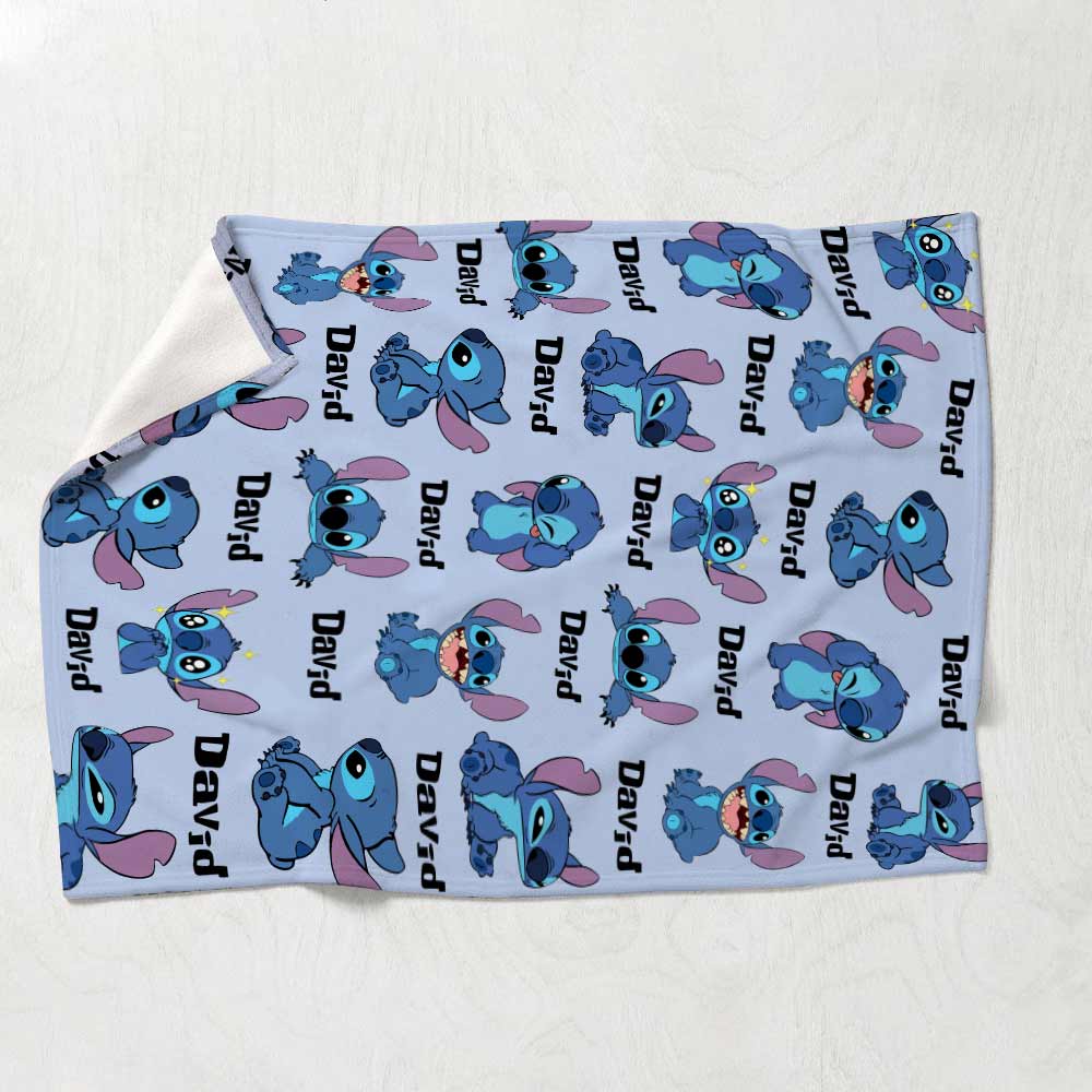Personalized Ohana Blanket Custom Name Gift for Kids Blanket GradoCreations