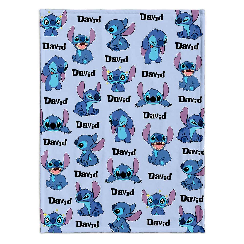 Personalized Ohana Blanket Custom Name Gift for Kids Blanket GradoCreations