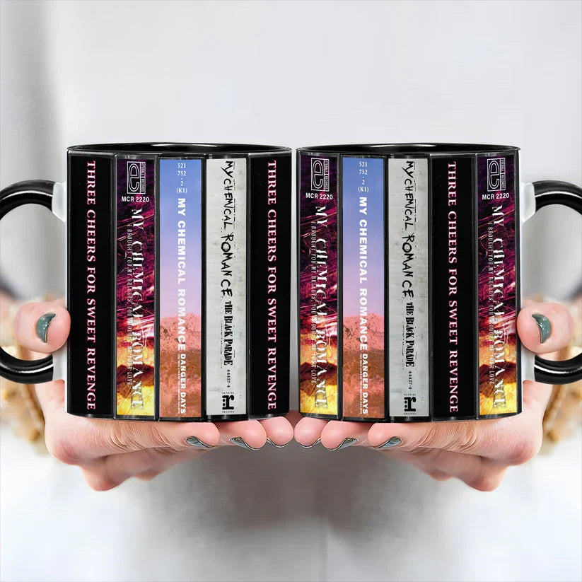 My Chemical Romance Cassette Accent Mug Retro Ceramic Gift GradoCreations