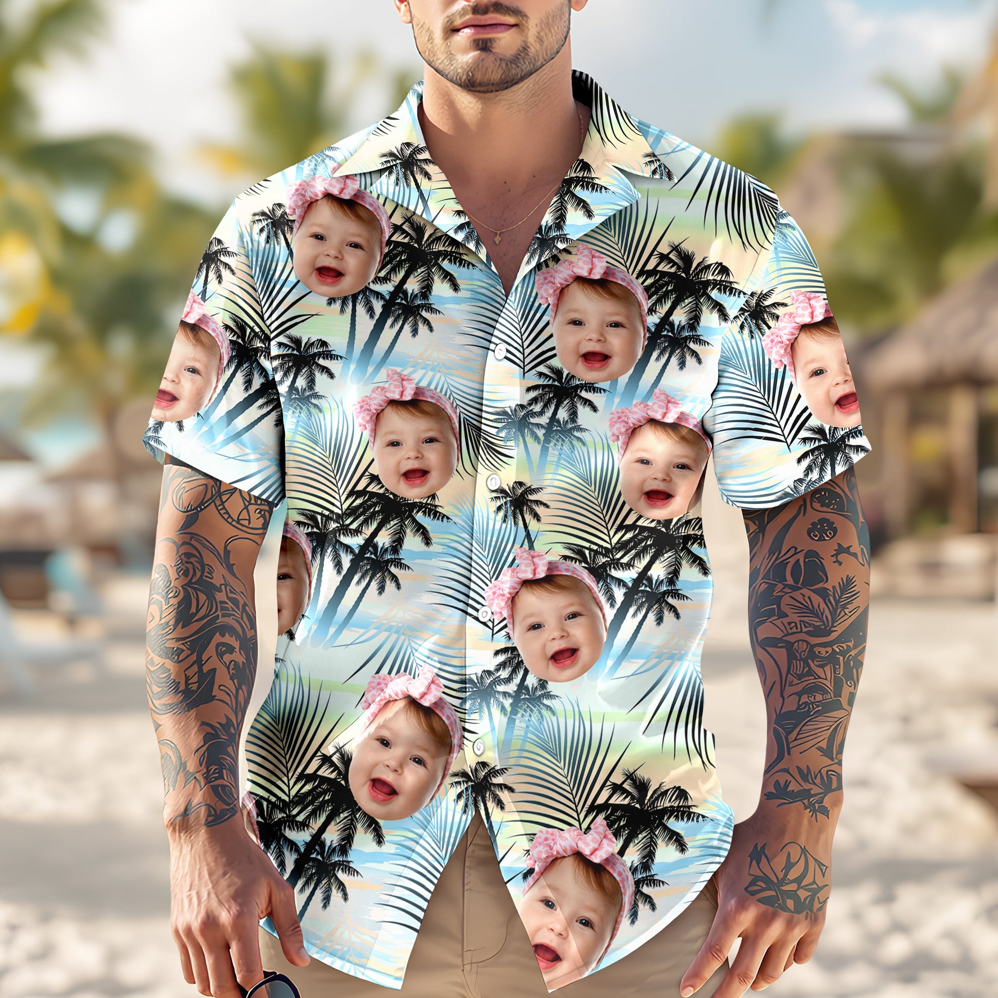 Personalized Hawaiian Shirt Custom Photo Gift for Cat/Dog Lover HN590 - AOP Hawai Shirt GradoCreations