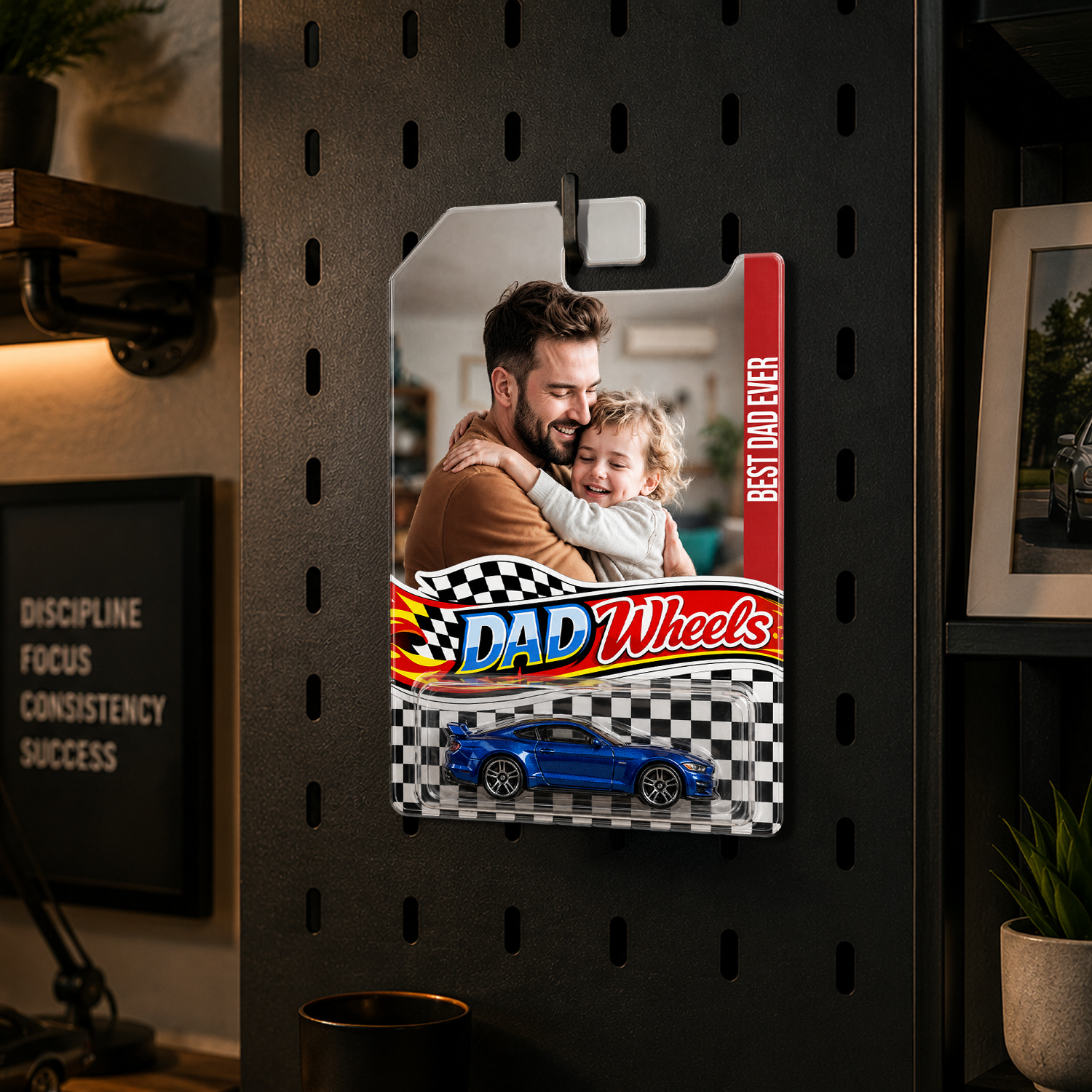 Personalized Photo Toy Car Gift for Dad Father's Day HN590 - Hot Wheels GradoCreations