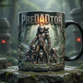 Personalized Color Changing Mug for Dad with Predator Design