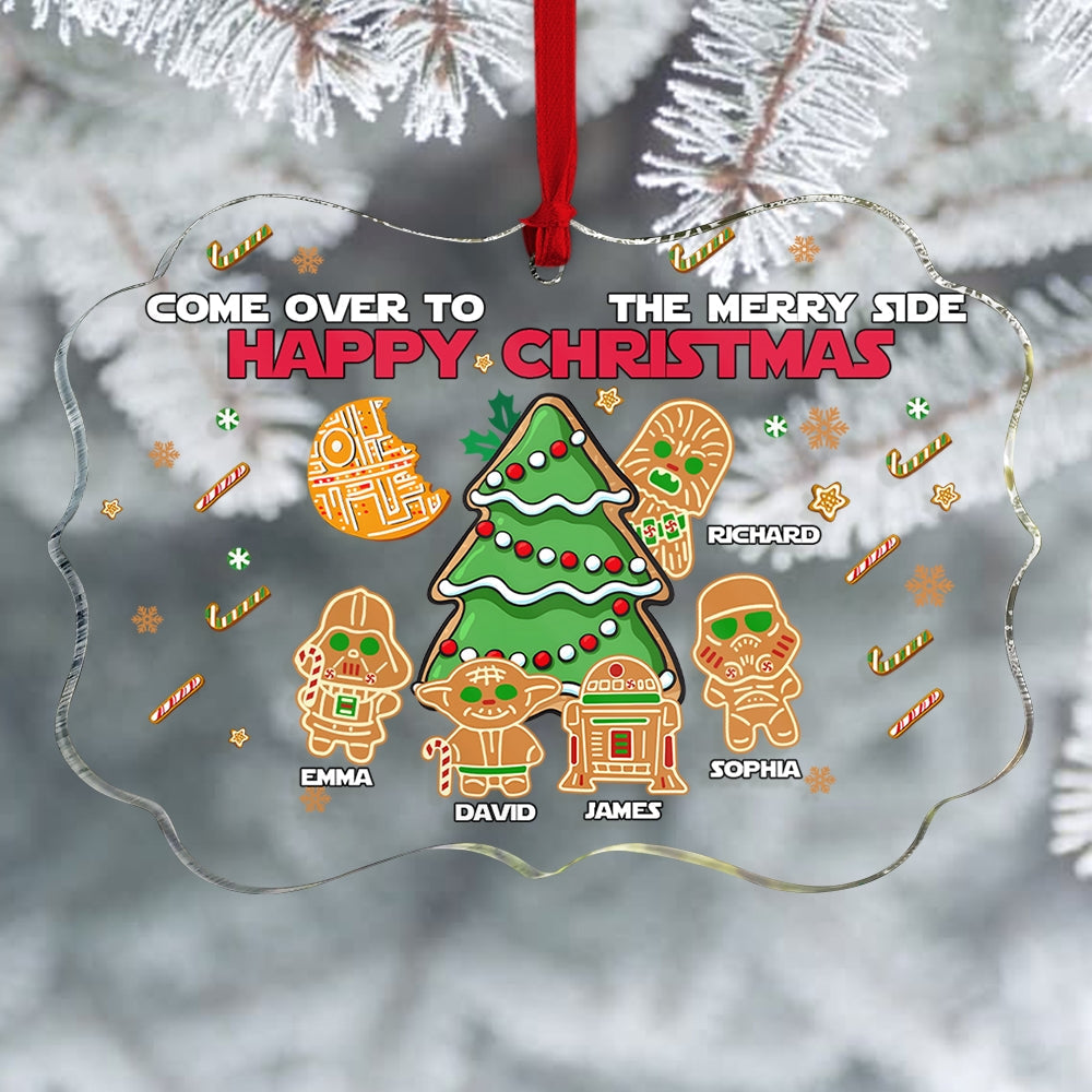 Personalized Acrylic Christmas Ornament for Friends & Family Gift
