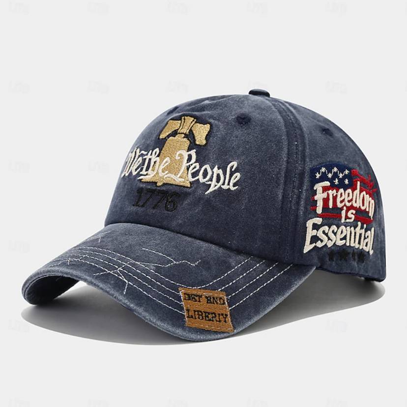 Personalized USA 250th Anniversary Embroidered Cap Gift HN590 - Embroidery Hat Josh GradoCreations