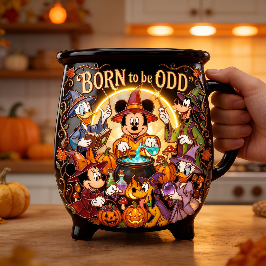 Personalized Cauldron Coffee Mug Custom Name Halloween Gift for Her Cauldron Coffee Mug GradoCreations
