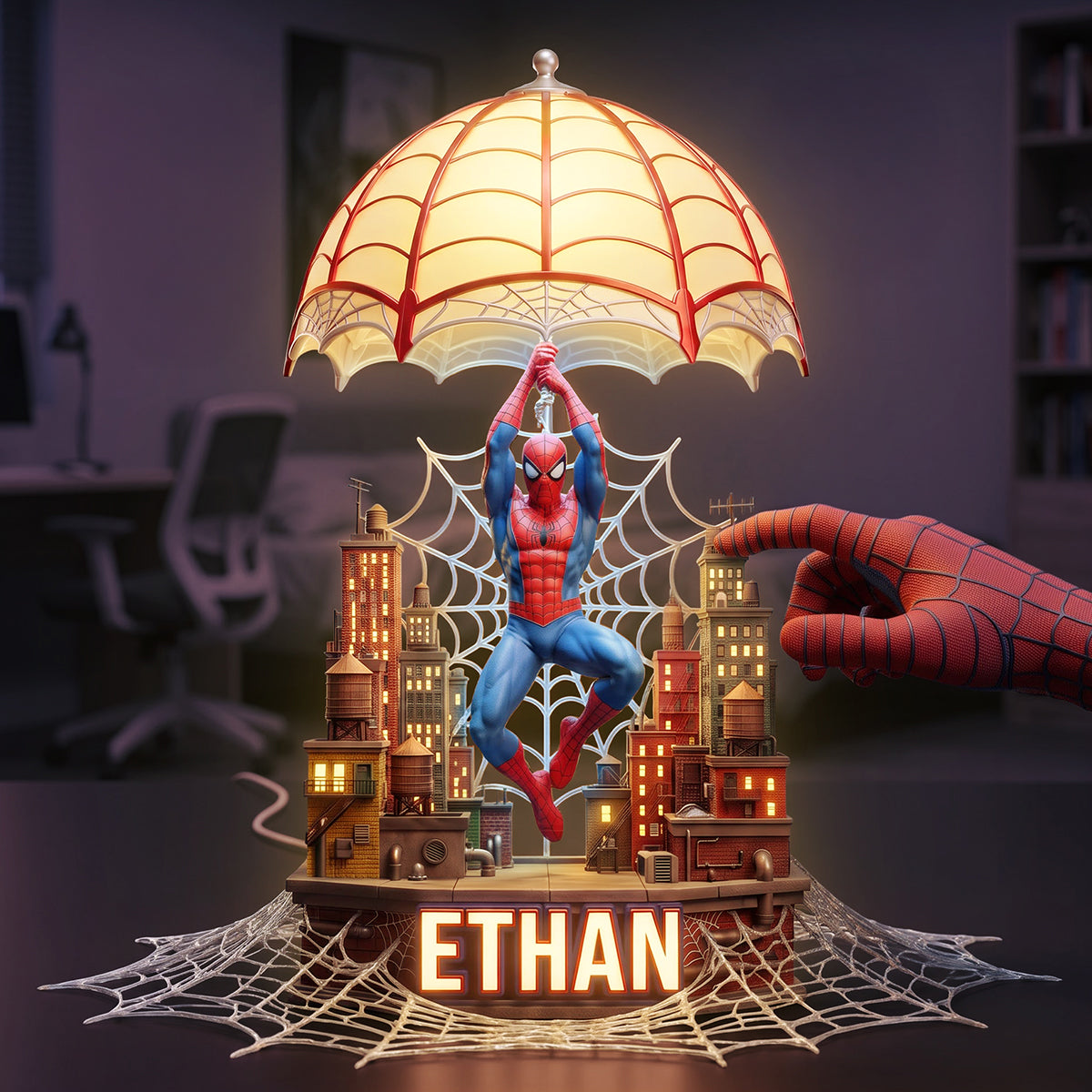 Personalized Acrylic Light Box with Name for Kids - Movie Fans Gift Acrylic Light Box GradoCreations