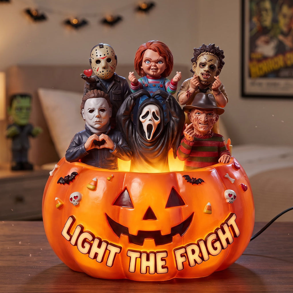 Personalized Acrylic Pumpkin Light Box Halloween Decor Gift Acrylic Light Box GradoCreations